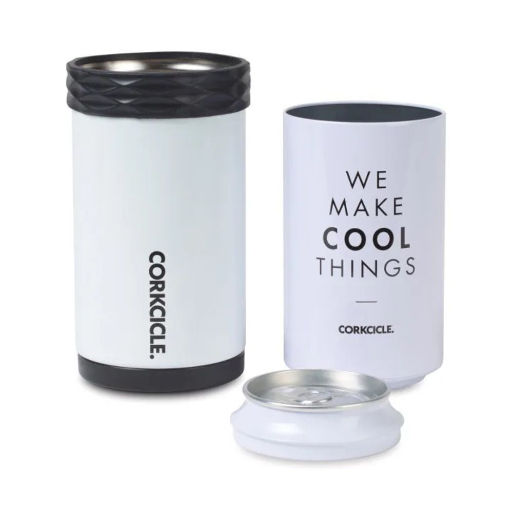 NEW CORKCICLE. 12oz Stash Can Artican White Drink Beer Koozie